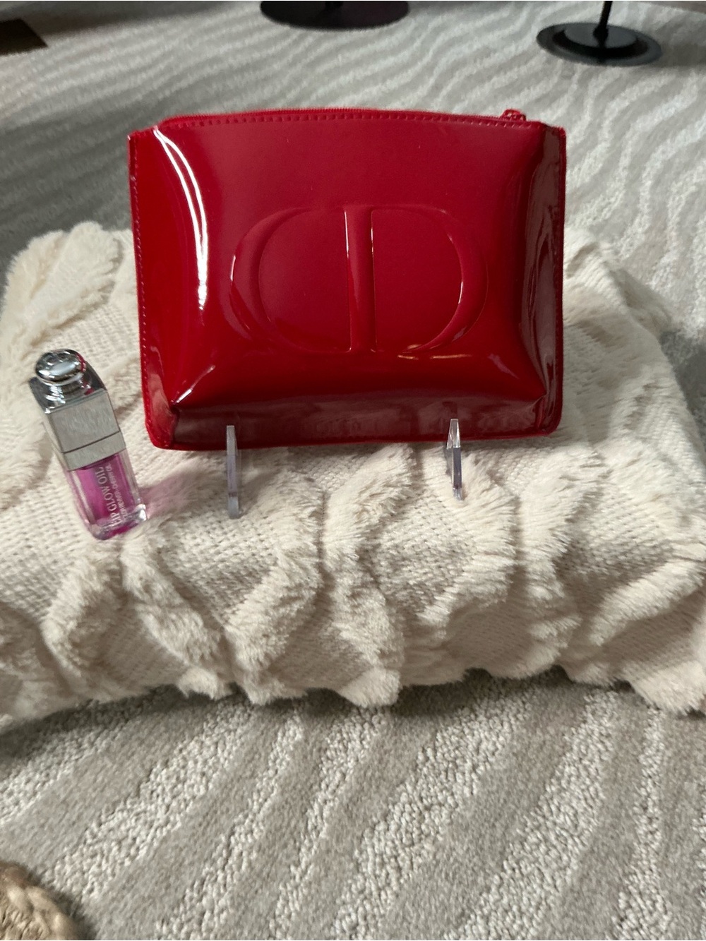 ❤️ DIOR Beauty Makeup Pouch Bundle w/ Lip Oil & Lipstick ❤️ All are Dior - Picture 7 of 9